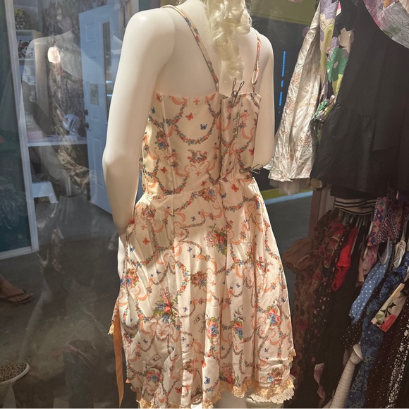 Sugar Thrillz Lush Opulence Butterfly Corset Dress Marie Antoinette Size XL - Picture 2 of 6